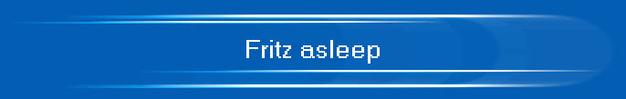 Fritz asleep